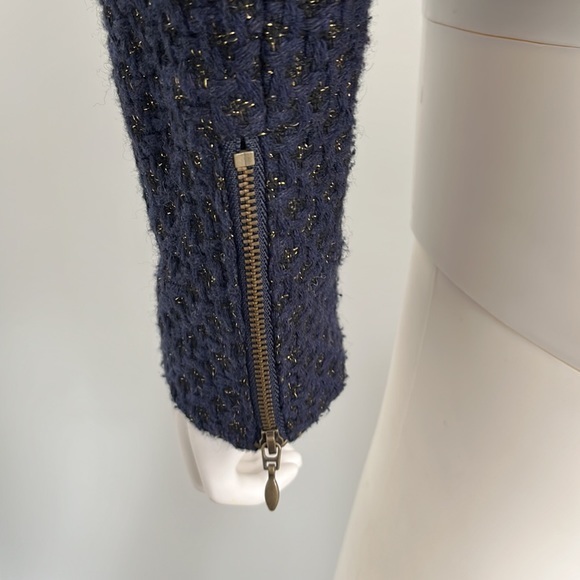 QMack‎ metallic tweed motorcycle jacket - Picture 8 of 10